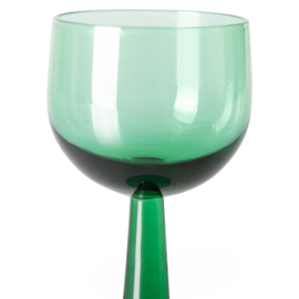 HKliving wijnglas emeralds l - groen