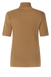 Zoso shirt met col - bronze