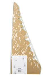 MrsBloom kerstboom papier xxl - goud