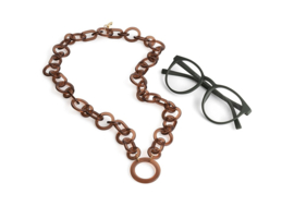 Looplabb leesbril ketting - hazel