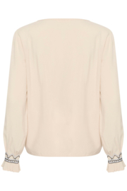Cream blouse
