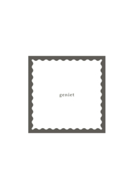 Zusss servetten geniet