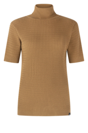 Zoso shirt met col - bronze