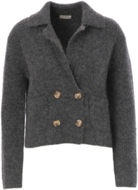 JcSophie cardigan - antracietgrijs