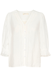 Cream blouse - wit