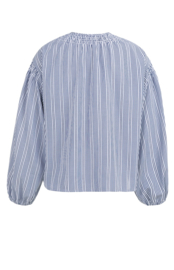 YAYA blouse - blauw/wit