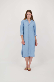 Zusss jurk doorknoop - denim