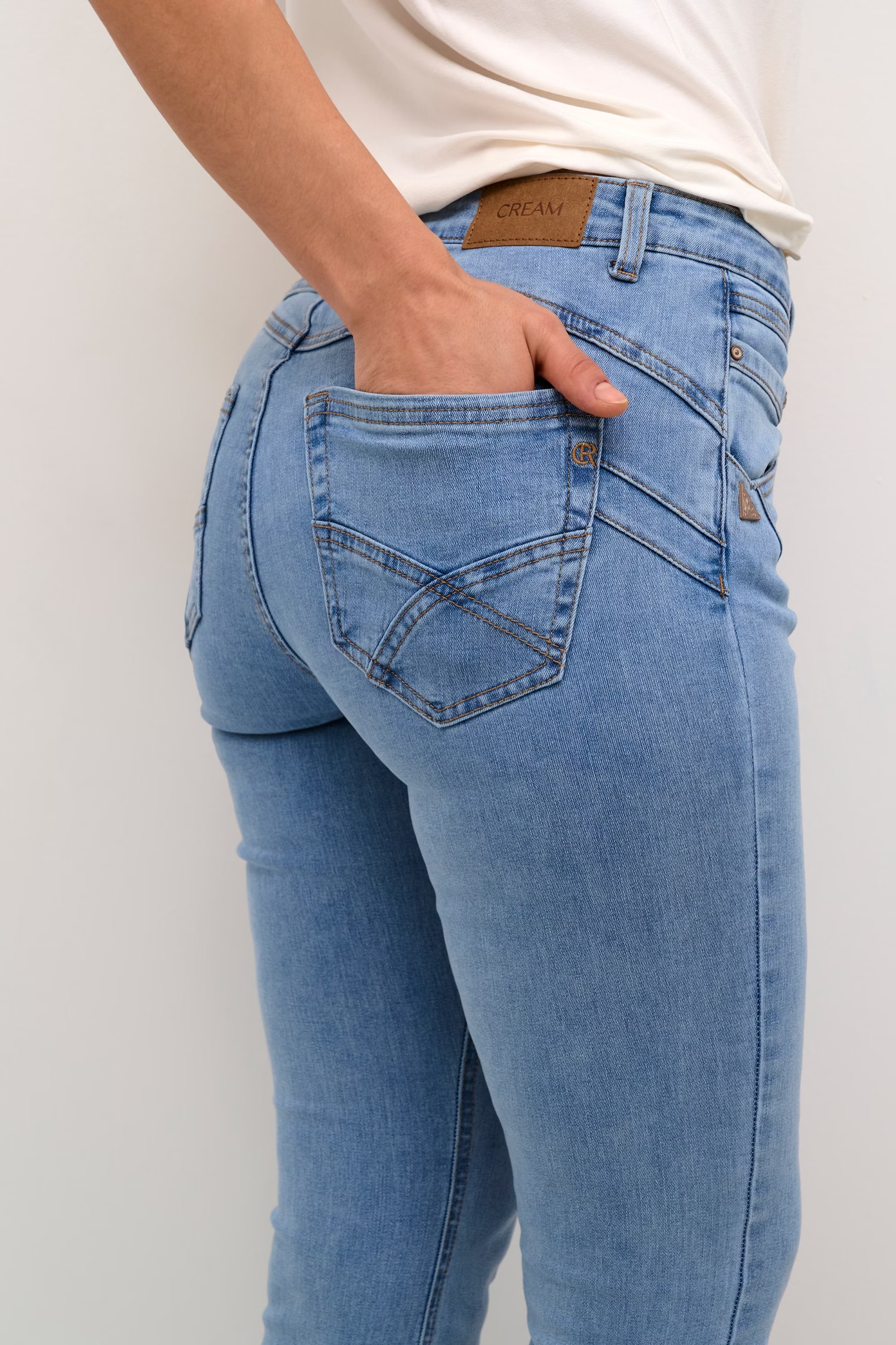 Cream spijkerbroek l32- denim