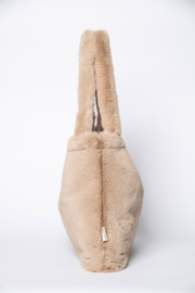 Studio Noos tas faux fur - camel