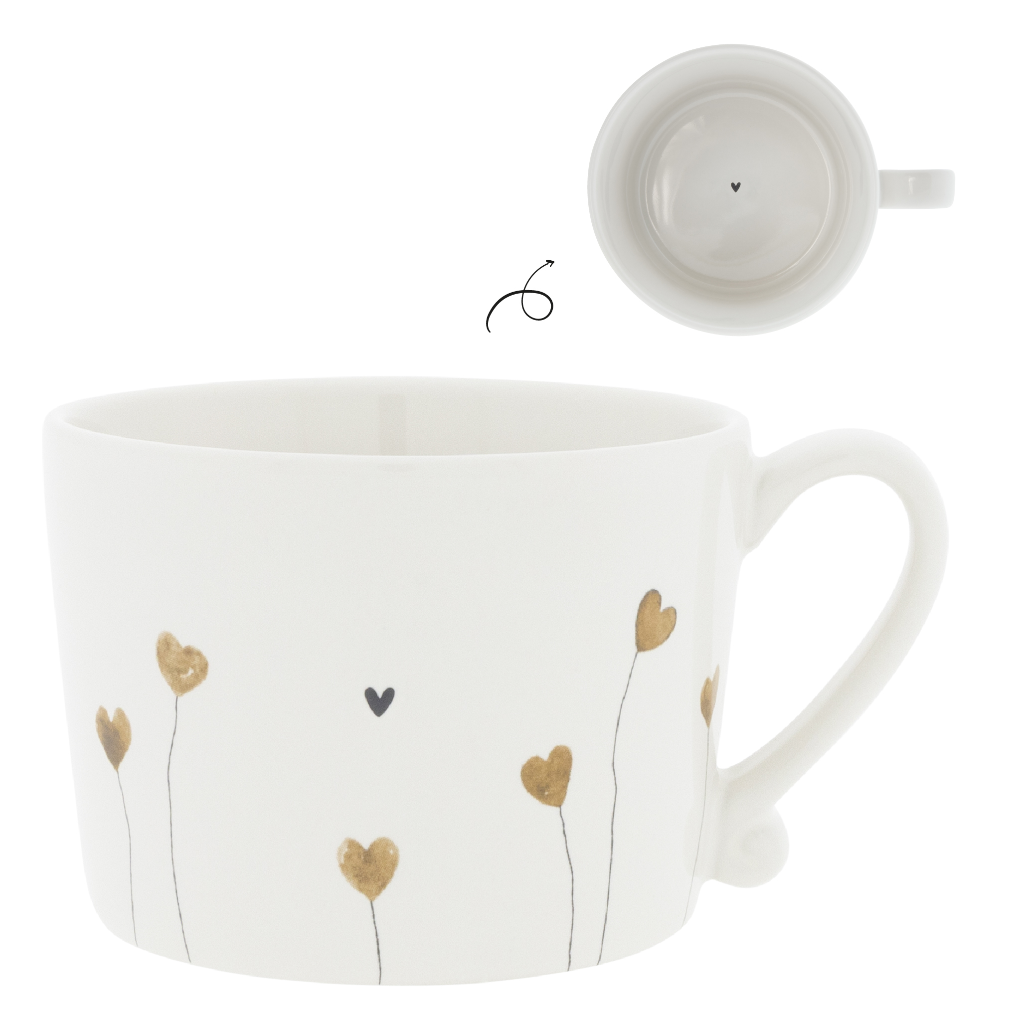 Bastion Collections mok l hearts - caramel