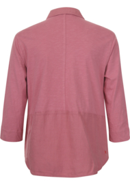 Anna Blue blouse - berry