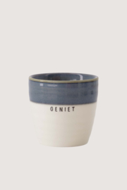 Zusss mok espresso geniet - blauw