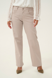 Cream broek katoen l32 - zand