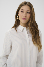 Cream blouse stripe