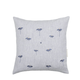 Bastion Collections kussenhoes 50x50 - blauw/grijs