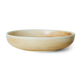 HKliving schaal chef ceramics l - creme/bruin