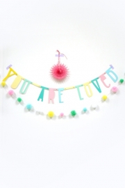 A Little Lovely Company letterbanner - pastel