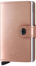 Secrid miniwallet metallic - rosé