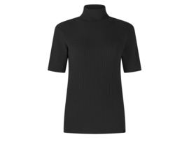 Zoso shirt met col - zwart