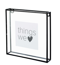 vtwonen fotoframe metaal 20x20 - zwart