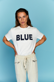 Anna Blue shirt - wit