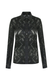 G-maxx blouse kant - zwart