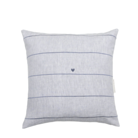 Bastion Collections kussenhoes 50x50 - blauw/grijs