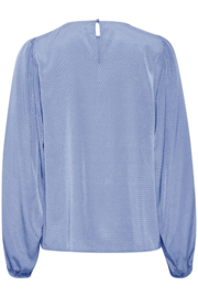 Kaffe blouse - grijs/blauw