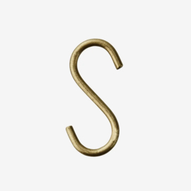 Madam Stoltz s-haak - antiek goud