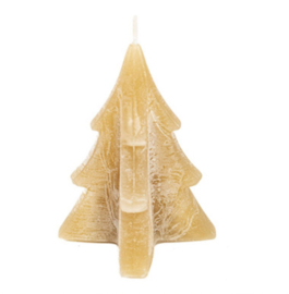 Kaars kerstboom s - taupe