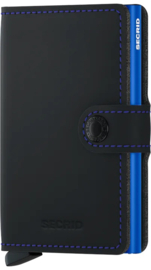 Secrid miniwallet - zwart/blauw