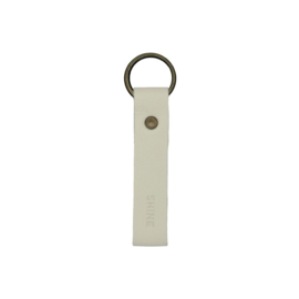 Leeff sleutelhanger shine - creme