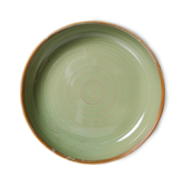 HKliving schaal chef ceramics m - mosgroen