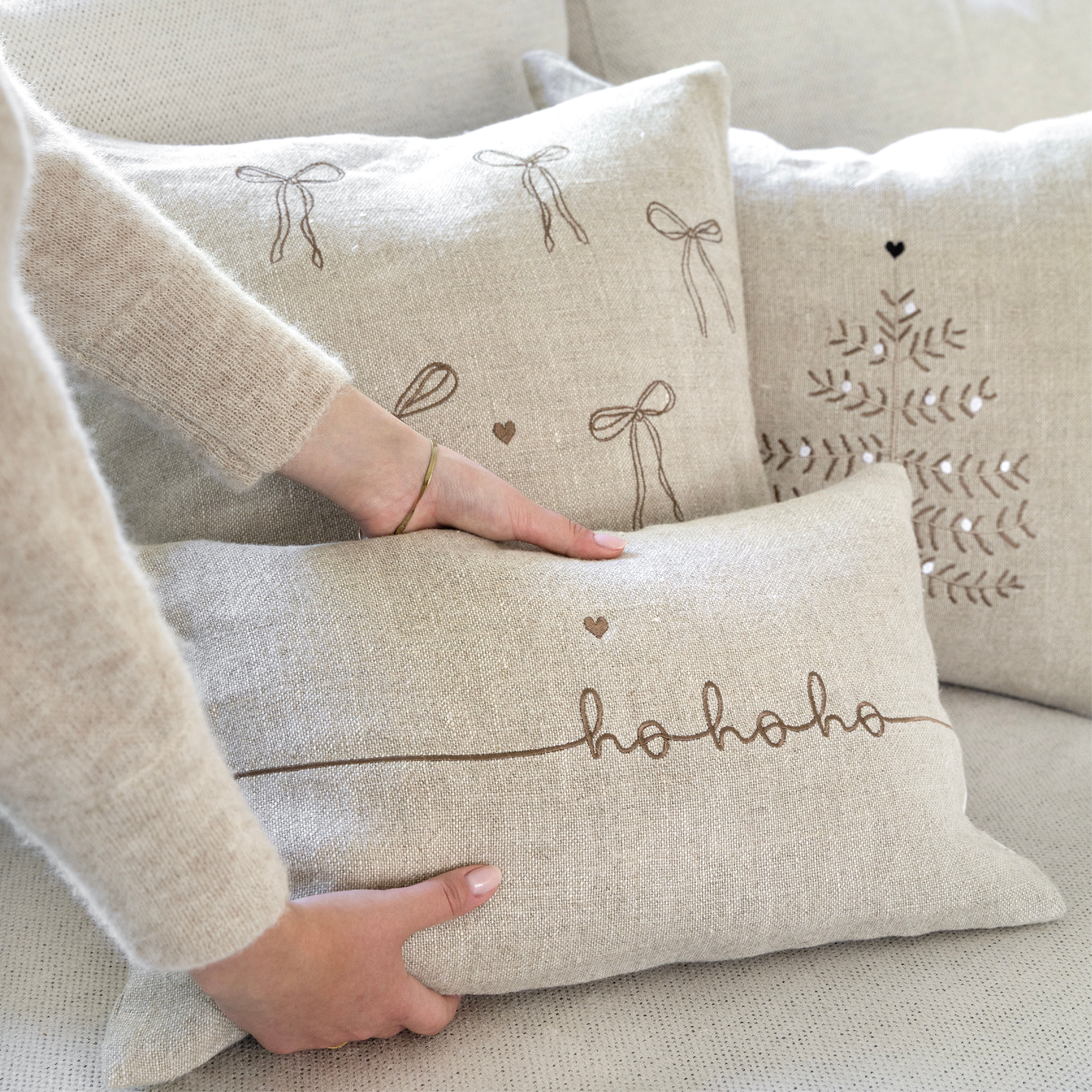 Bastion Collections kussenhoes hearts