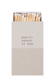Zusss lucifers geniet - wit/zand
