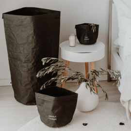 Paperbag lovely s/2 - zwart