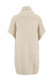 Zusss vest mouwloos - creme
