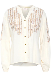 Cream blouse viola - creme