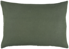 Ib Laursen kussenhoes linnen 70x50 - forest green