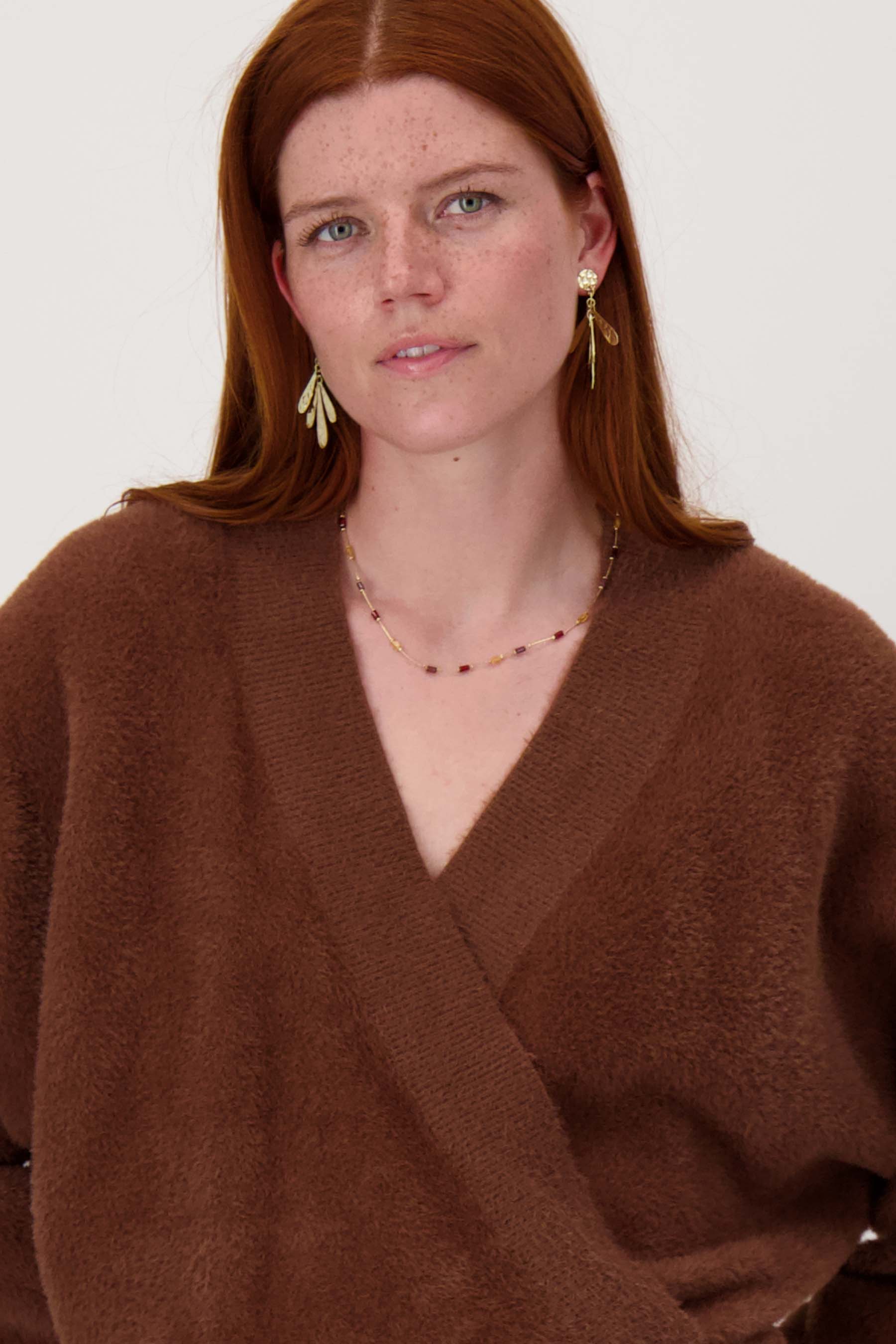 Zusss ketting kralen - goud