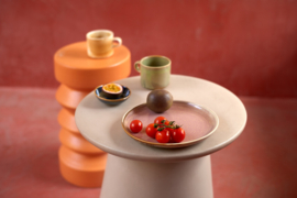 HKliving sideplate chef ceramics - roze