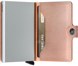 Secrid miniwallet metallic - rosé