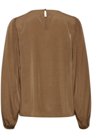 Kaffe blouse - toffee