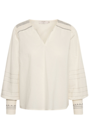 Cream blouse paulo - creme