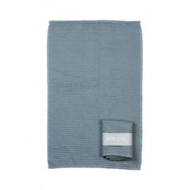 Mijn Stijl handdoek - grijs/blauw