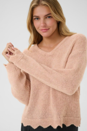 Cream trui - rose dust