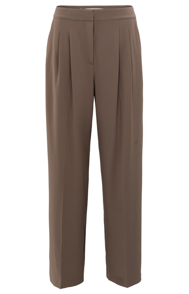 YAYA broek geweven - bruin