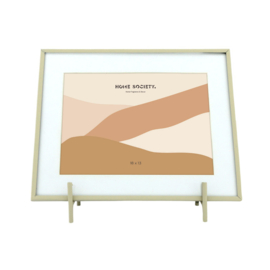 Fotolijst metaal 13x18 cm - beige