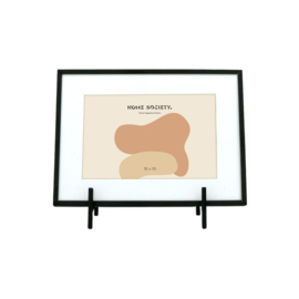 Fotolijst metaal 10x15 cm - zwart