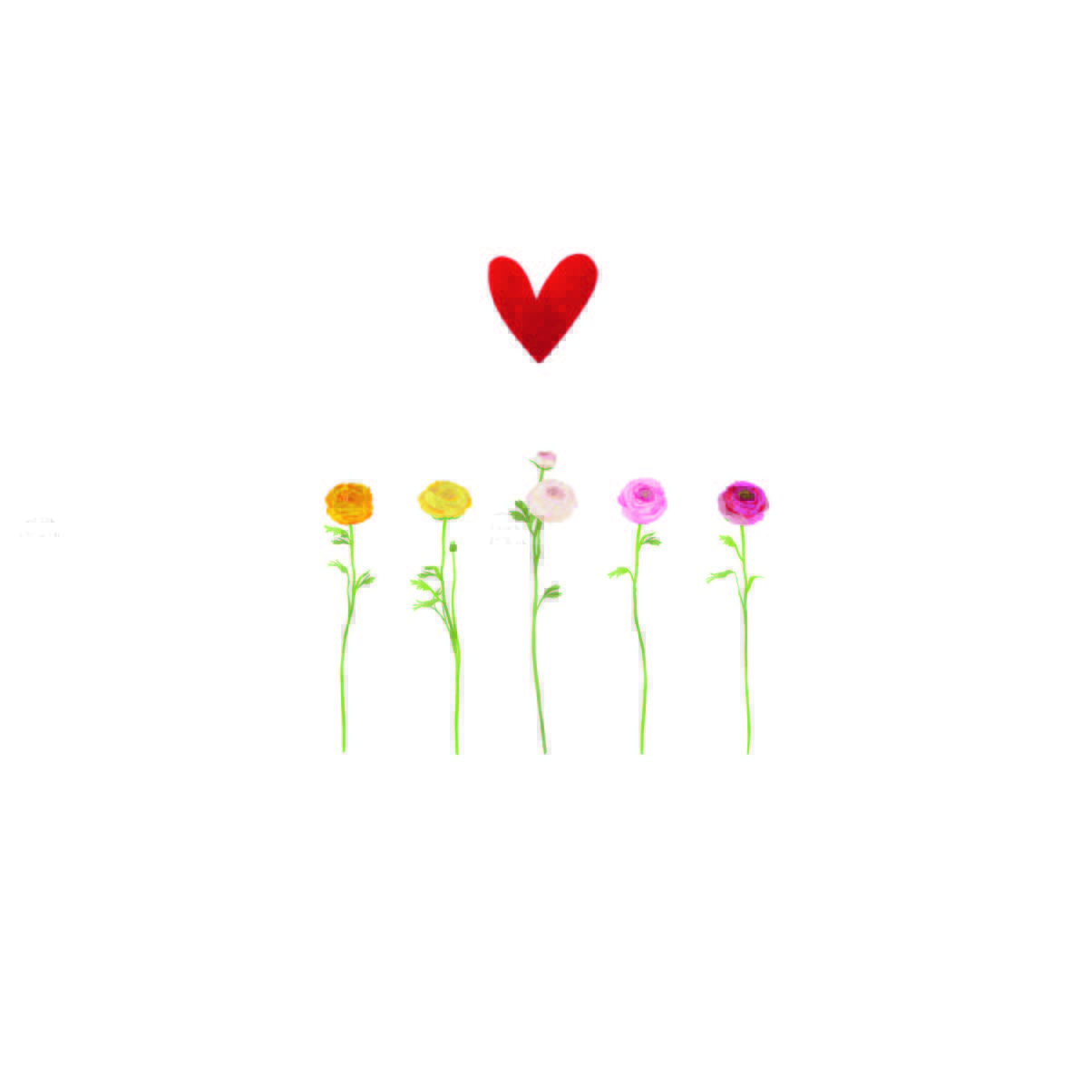 Yon kaart bloemen